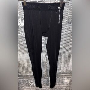 Reebok Women Black Speedwick Legging Active Workout Tights Small